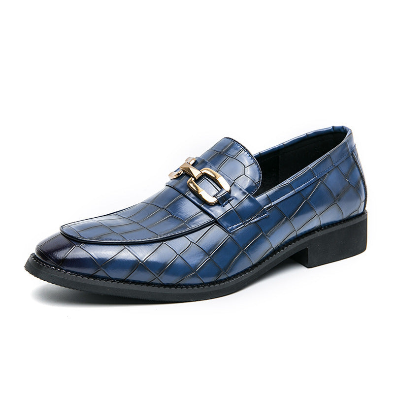 2026 spring cross-border plus size british style men's shoes korean style men's wedding shoes busine 7