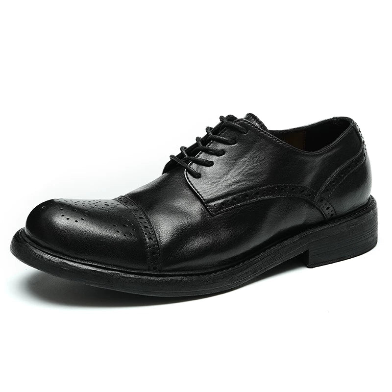 Men's Genuine Leather Leather Shoes, Handmade, Business