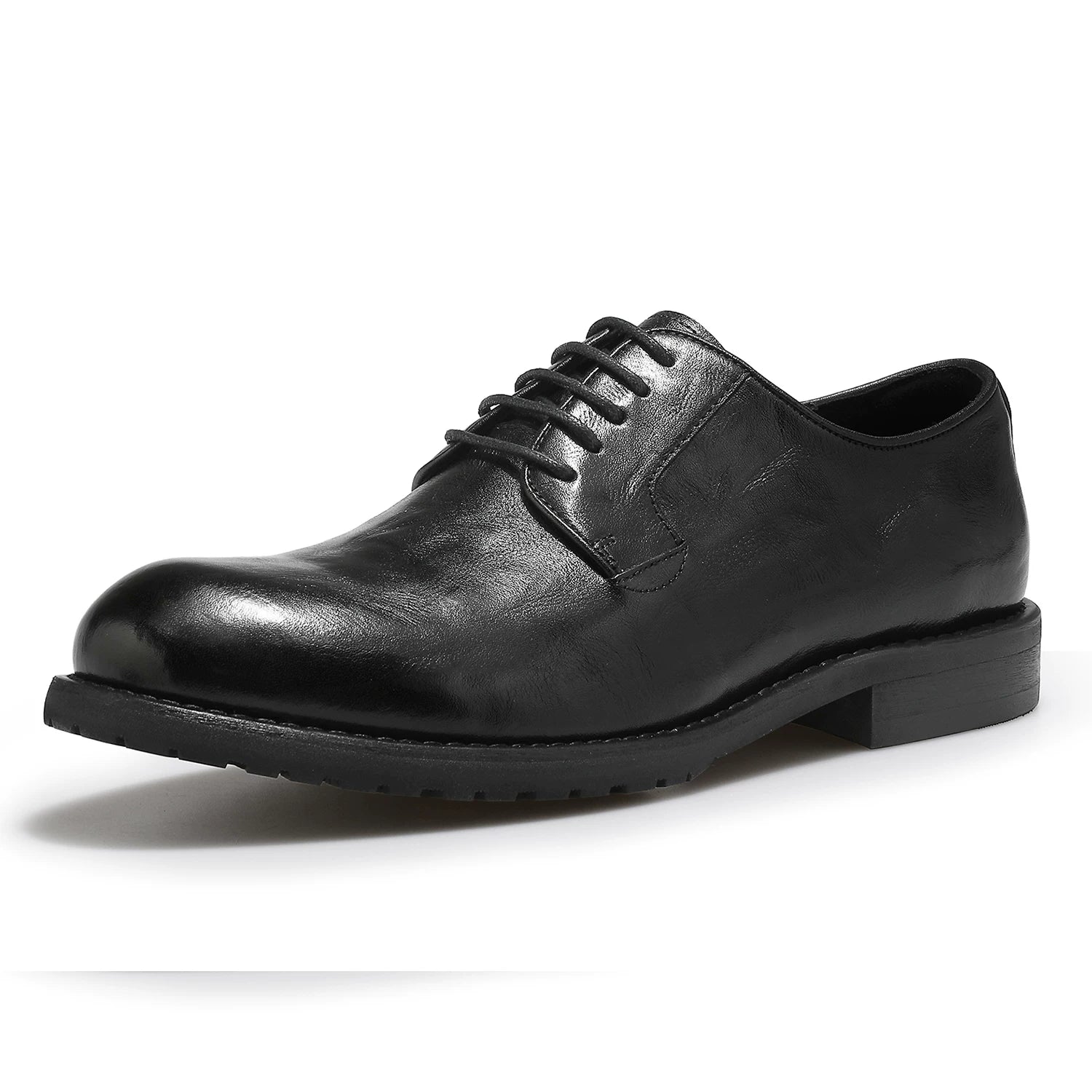Men's Genuine Leather Derby Shoes, British Style, Business