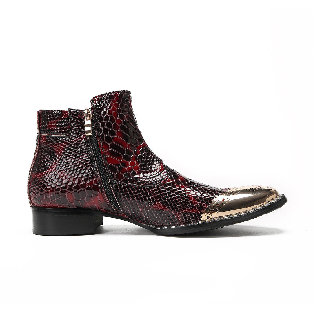 Men's Leather Chelsea Boots – Business, Handmade – Style 93