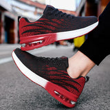 New casual fashion flyknit men's sneakers