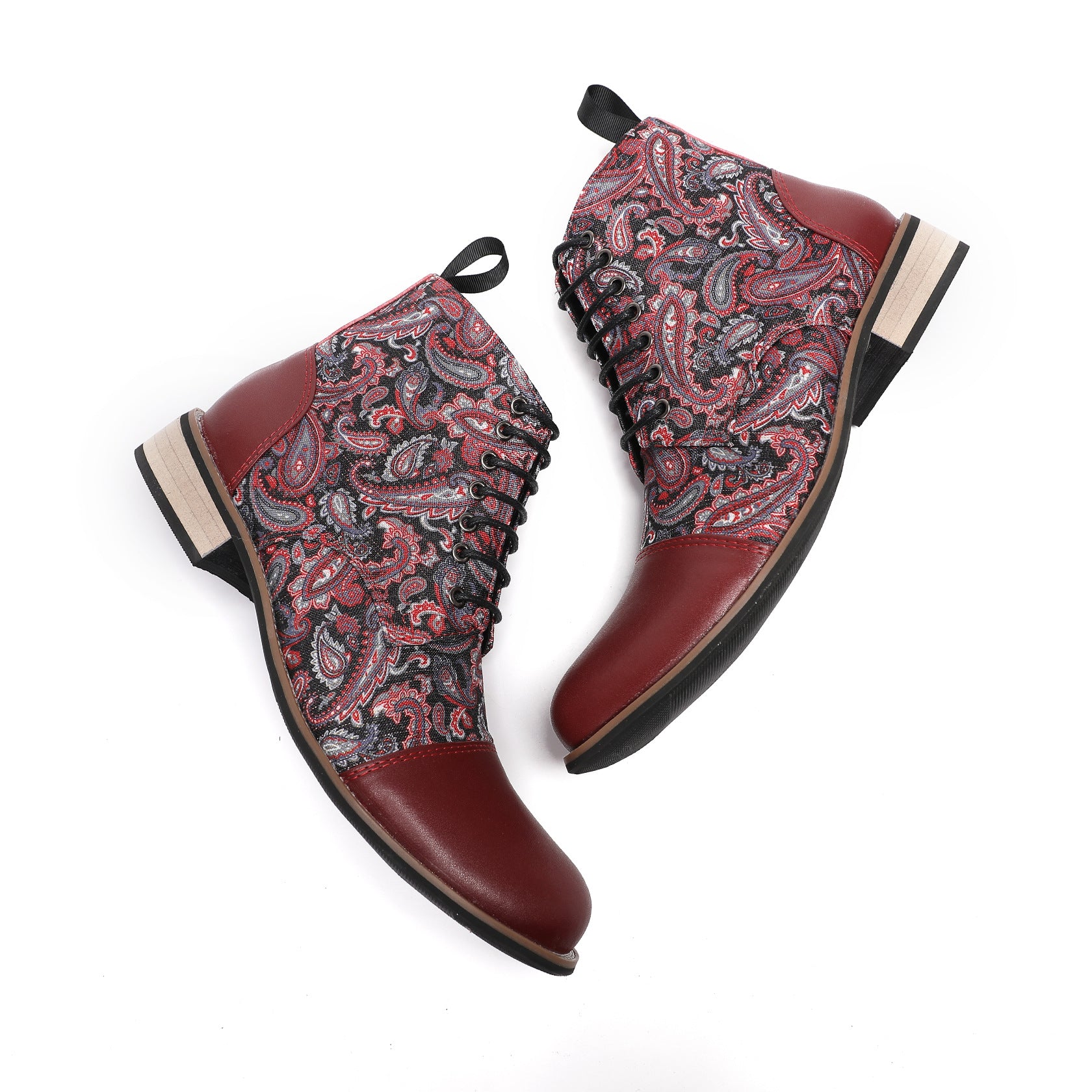 Men's Leather Martin Boots – Platform, British Style