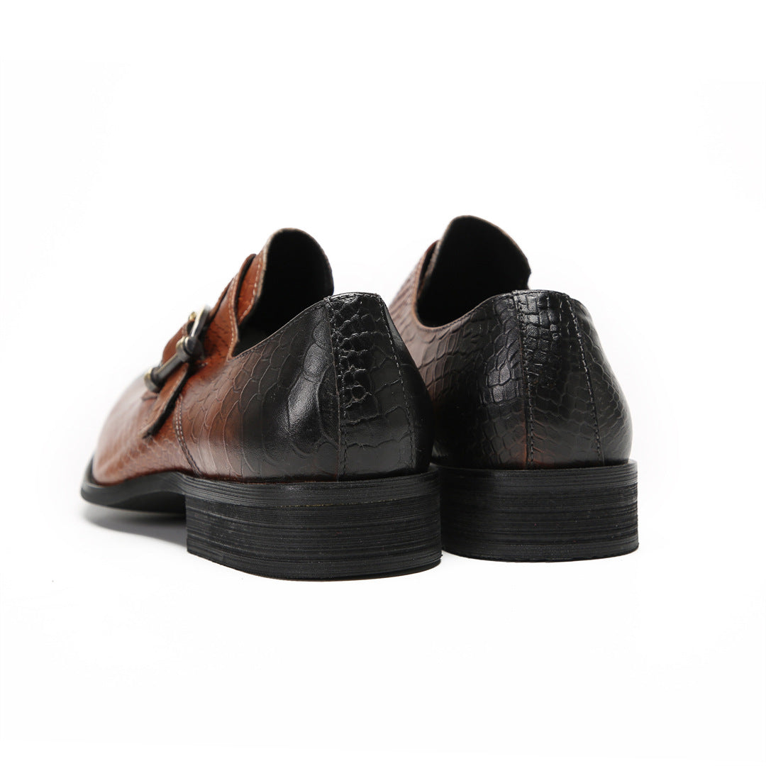 Men's Brown Leather Dress Shoes – Business, Wedding