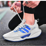 High school entrance exam shoes - plus size running shoes for men and women - lightweight, shock-absorbing, breathable white sneakers for teenagers and junior high school students