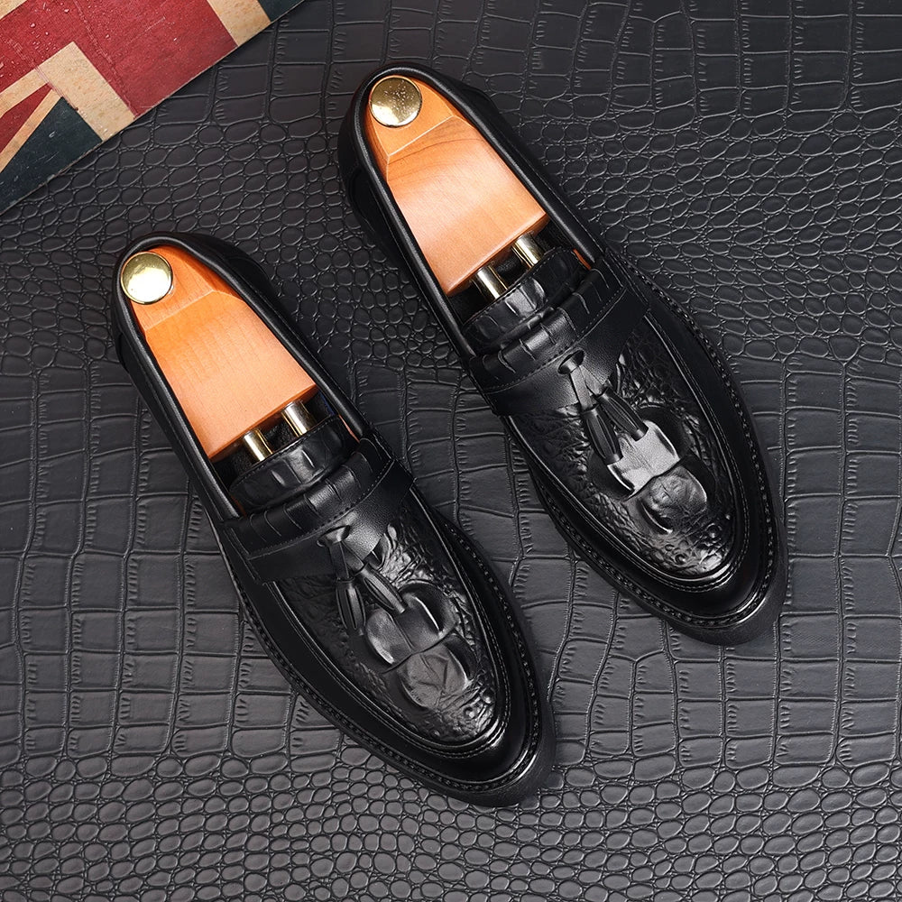 Men's Loafers, Height Increasing, Slip-On
