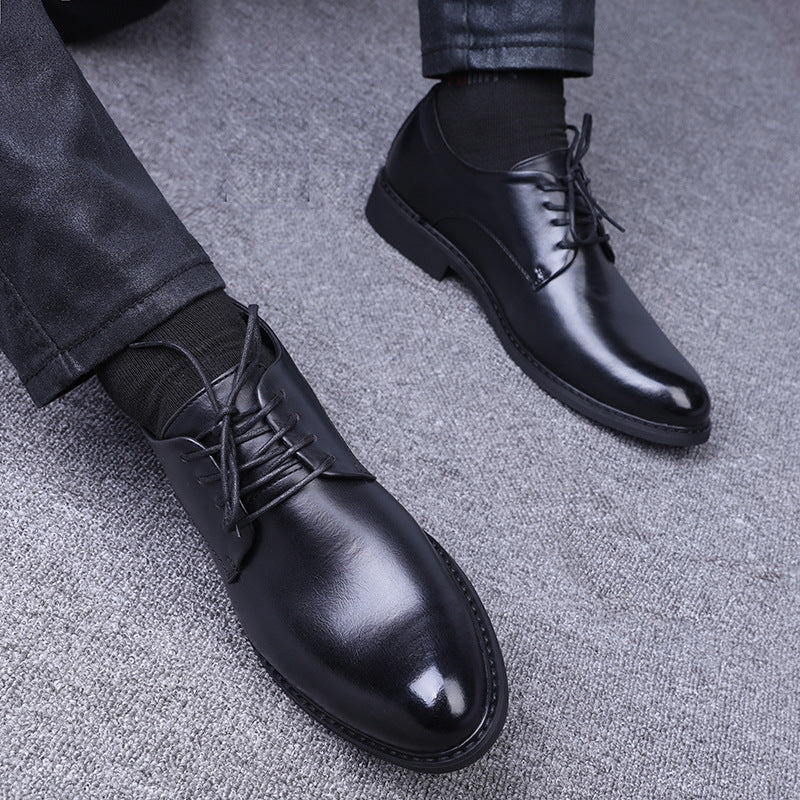 Men's Formal Leather Shoes with Hidden Height Increase 6