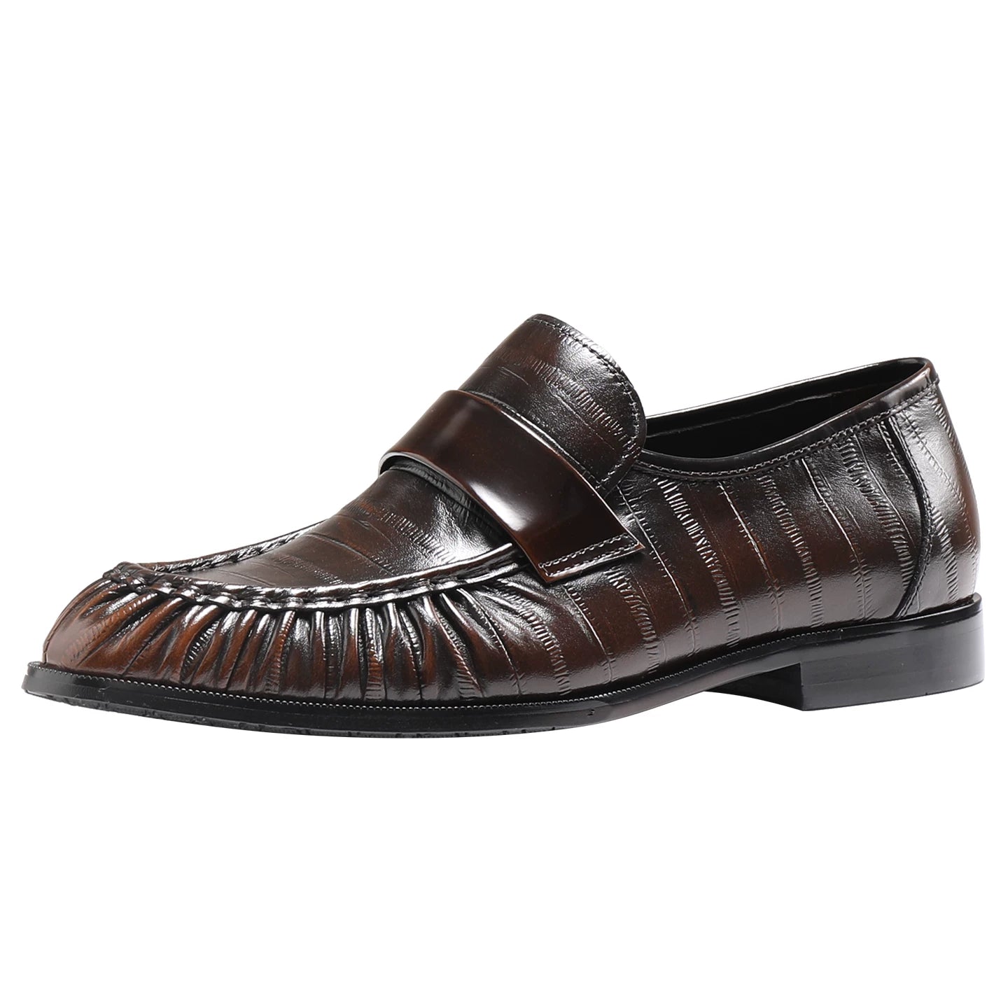 Men's Genuine Leather Loafers, Breathable, Slip-On