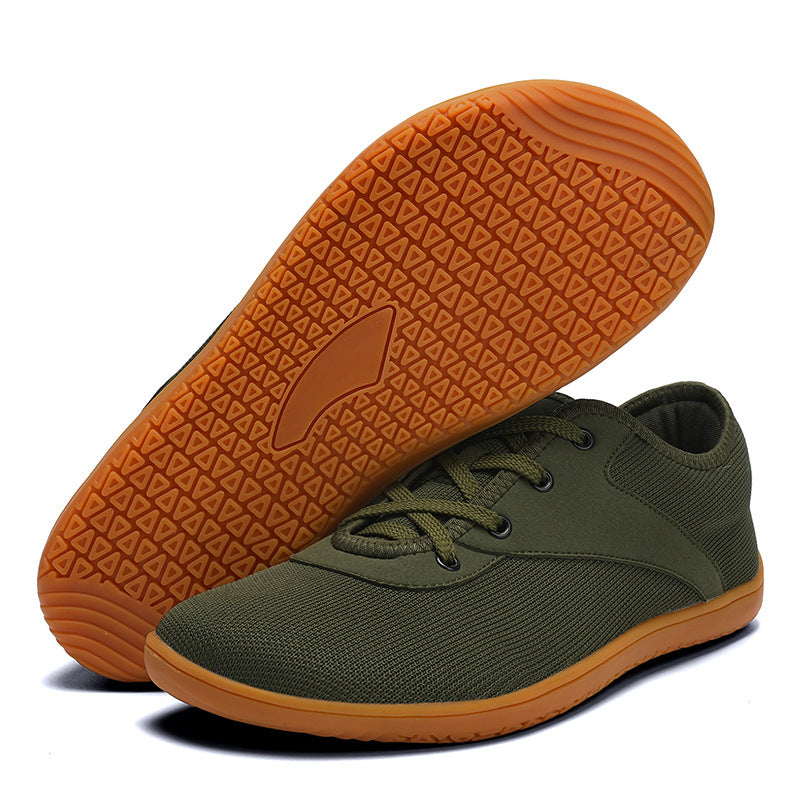Cross-border new men's and women's outdoor barefoot running shoes, low-cut trail shoes, lightweight wide fit, anti-slip outdoor athletic shoes