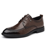 New arrival business leather shoes for men, made of first-layer cowhide, pointed toe, formal leather