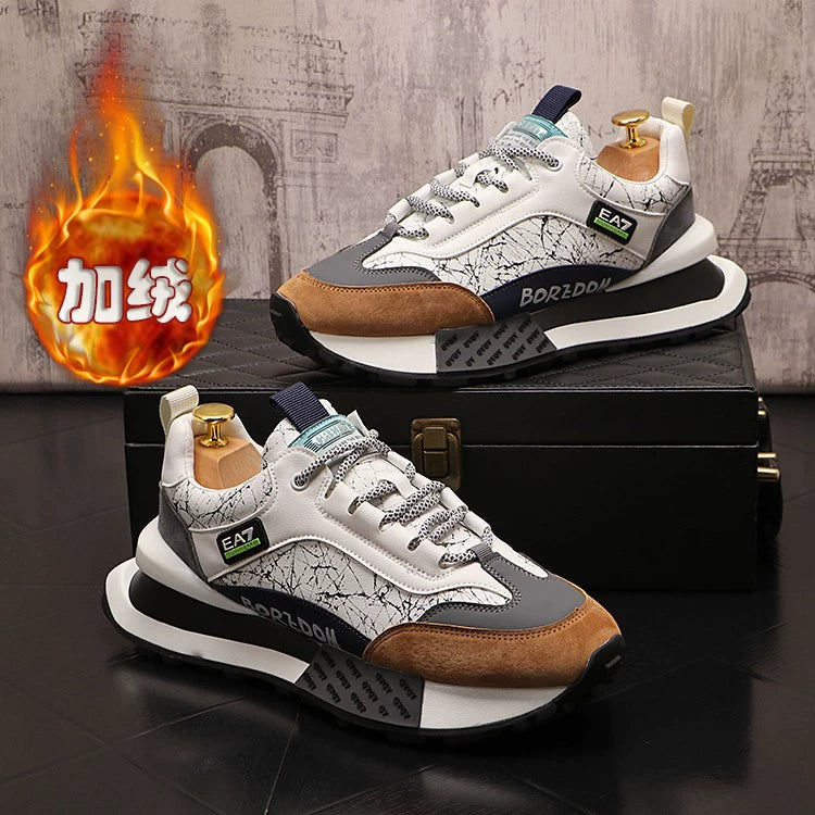 Men's Platform Height-Increasing Retro Dad Sneakers Athletic Casual 2025 New