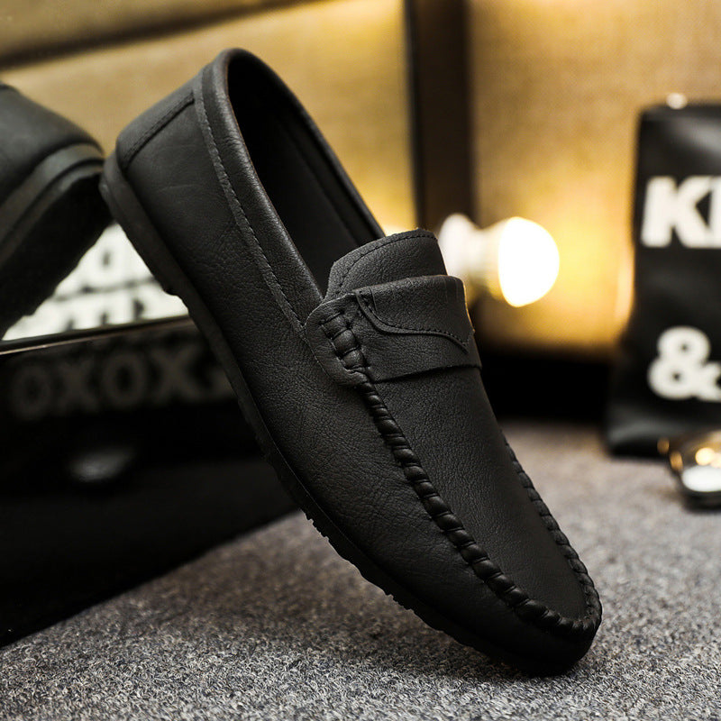Men's shoes 2024 summer new loafers men's versatile casual shoes Korean version trendy British shoes men's trendy shoes