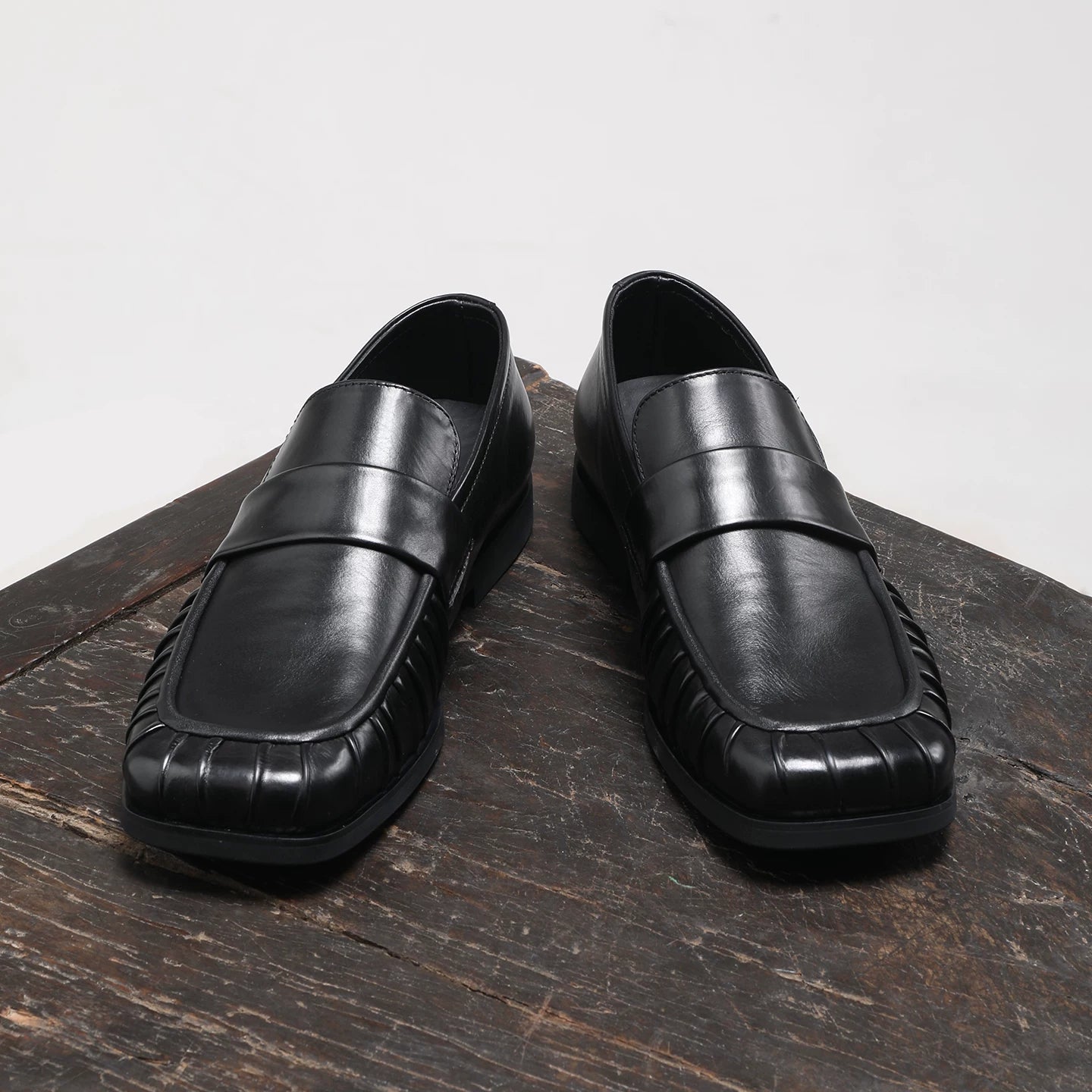 Men's Genuine Leather Loafers, Breathable, Slip-On