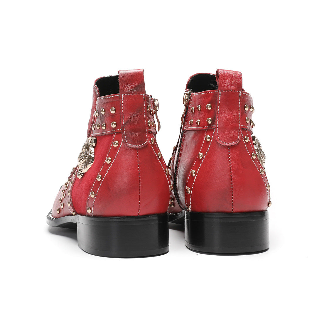 Men's Red Boots