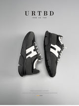 European station guangzhou genuine leather argan shoes men's trendy casual shoes imported high-end men's authentic cowhide leather shoes