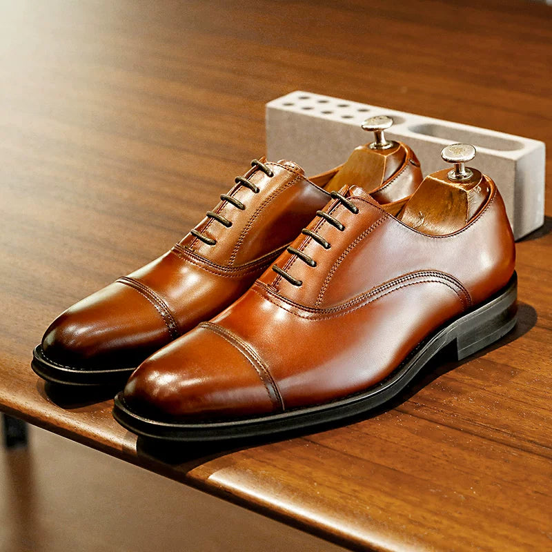 Men's Genuine Leather Leather Shoes, Business, Formal