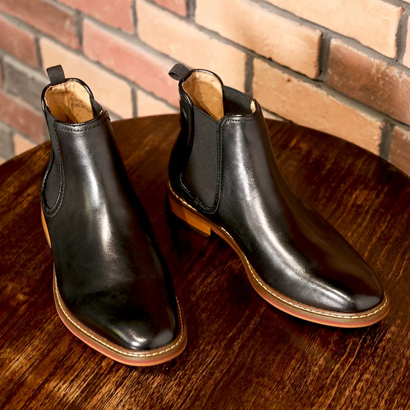 Men's Genuine Leather Martin Boots, British Style