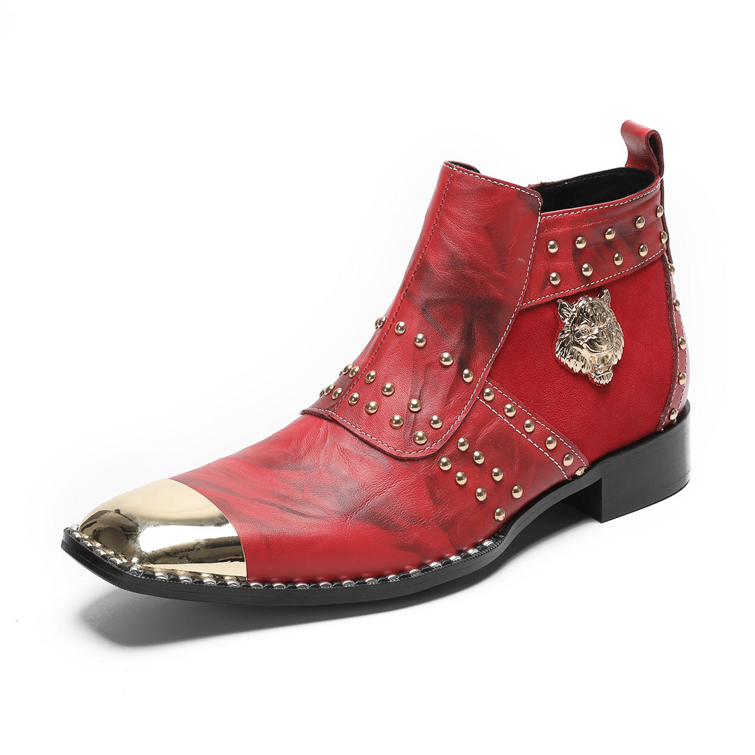 Men's Red Boots