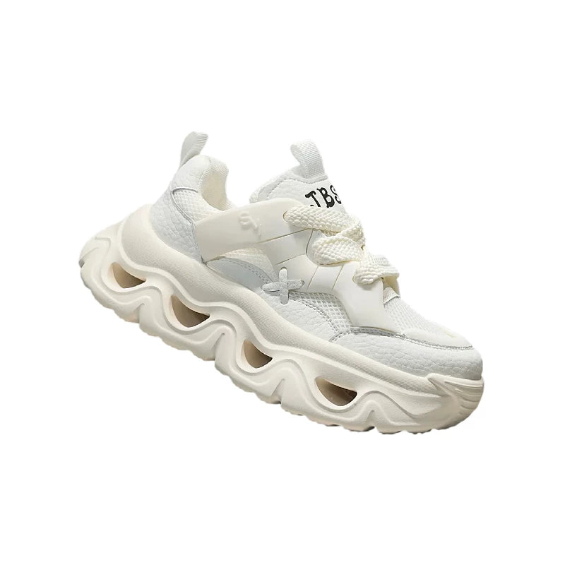 Men's Height-Increasing Platform Breathable Mesh Trendy Chunky Dad Sneakers 2026 Summer