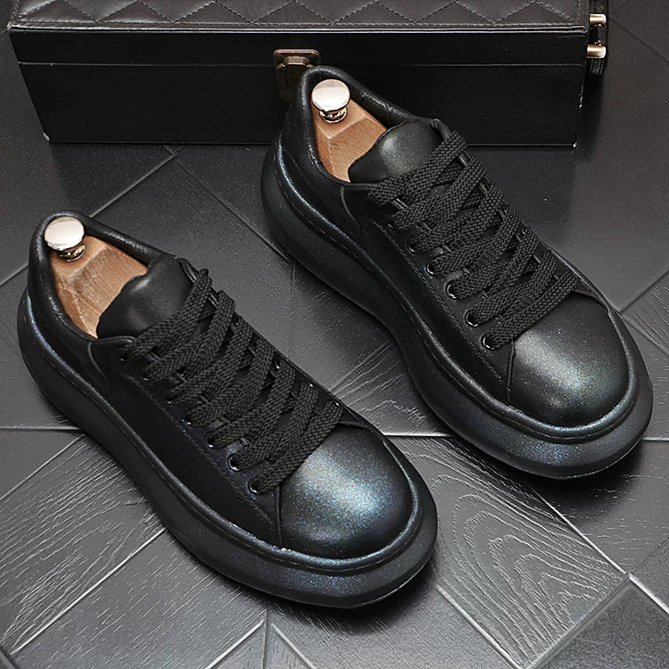 Men's 2026 New Height-Increasing Platform Low-Top Casual Trendy Chunky Sneakers