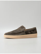 6509a-1 premium velvet loafers - cashmere slip-ons for men - handmade trendy shoes - business casual versatile leather shoes