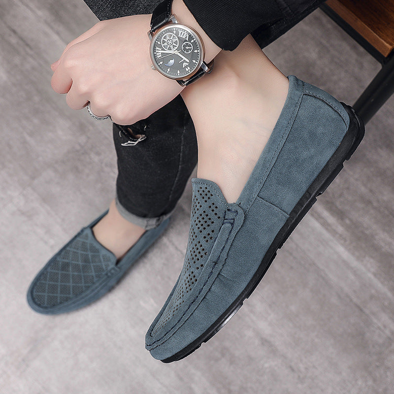 Bean shoes men's breathable cut outcasualtrendy men's shoes slip-on low-top slip-on loafers men's su 2