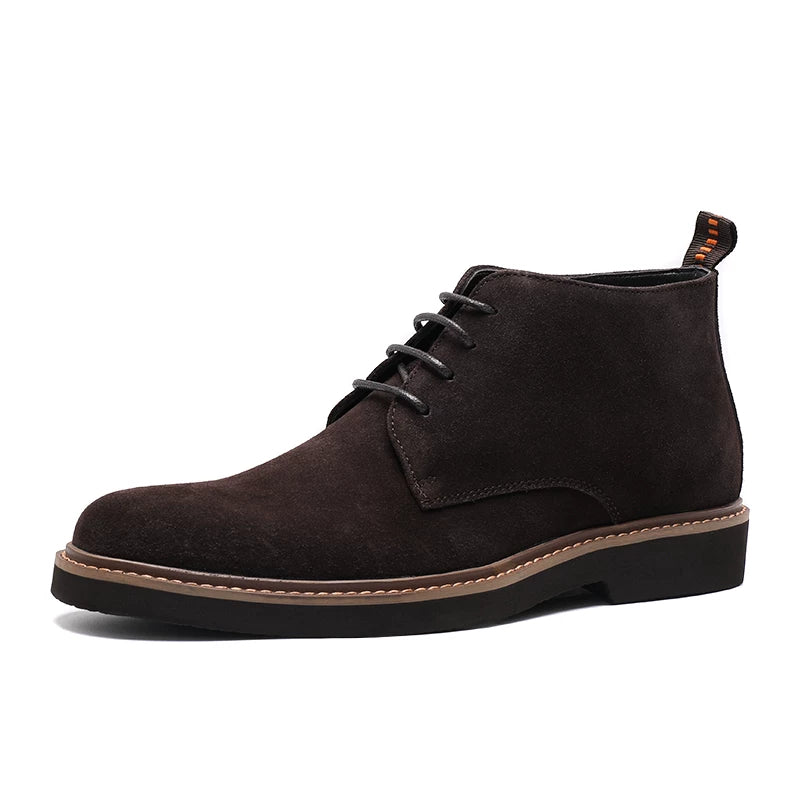 Men's Genuine Leather Martin Boots, British Style, Business