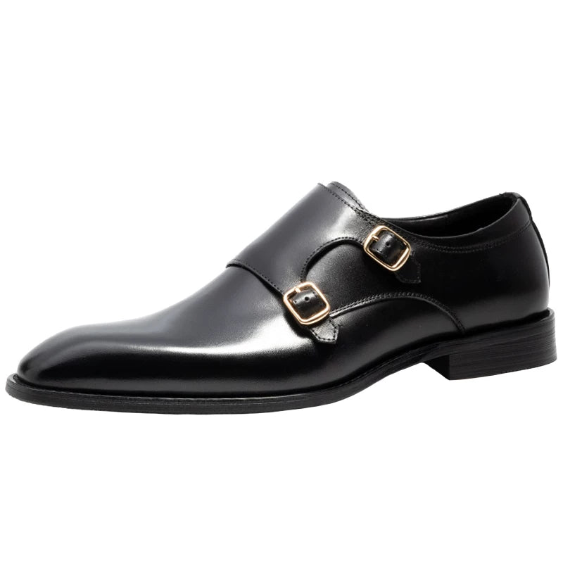 Men's Genuine Leather Formal Shoes, Handmade, British Style