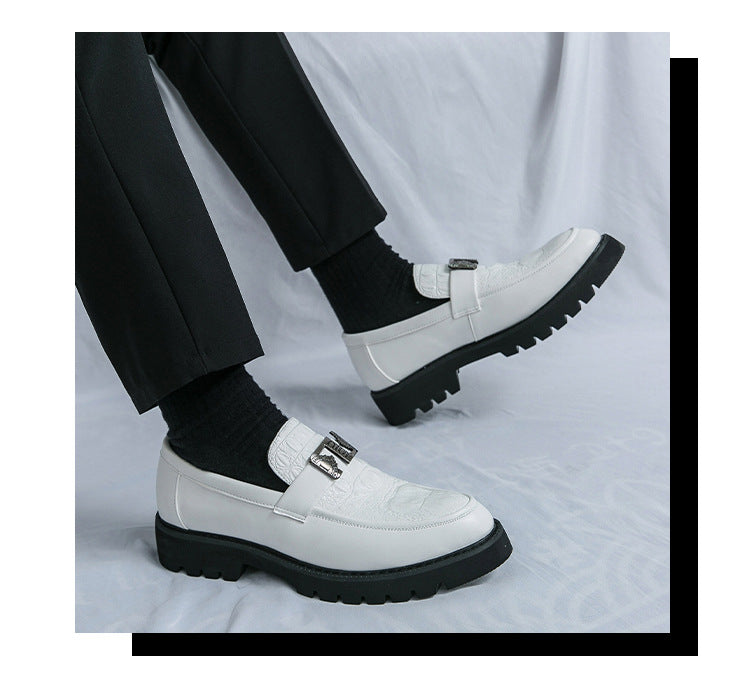 Export 2026 new arrival men's shoes business casual leather shoes men's wedding shoes youth dating 9