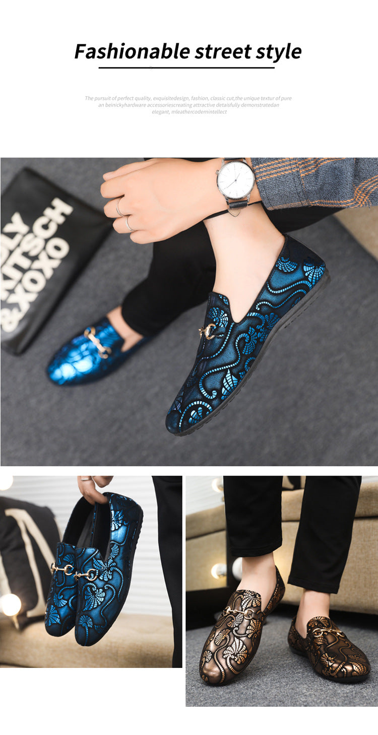Spring autum social casual shoes trendy shoes beanie shoes men's lazy shoes loafers slip-on men's sh 9