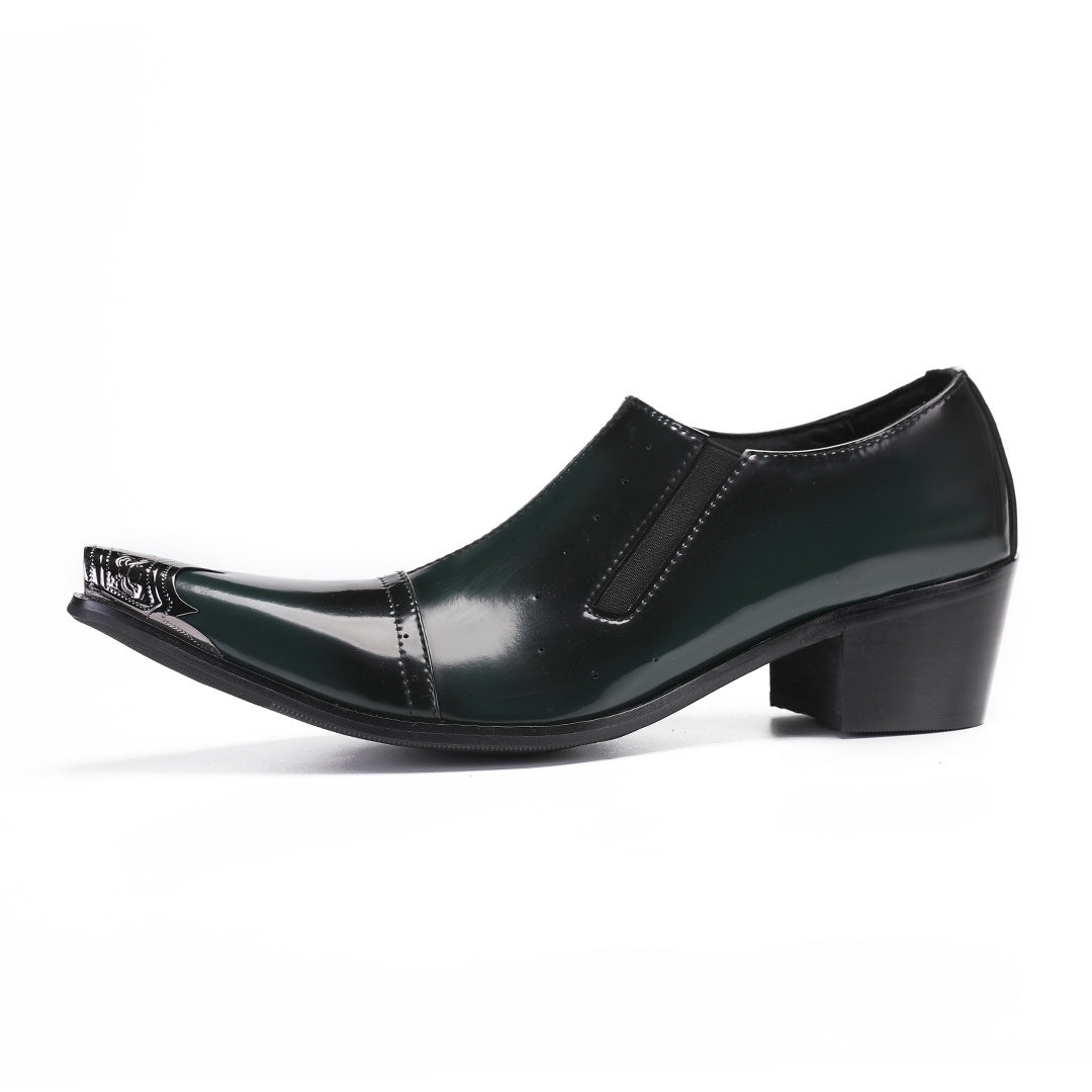 Men's Genuine Leather Oxford Formal Shoes – Platform, Business