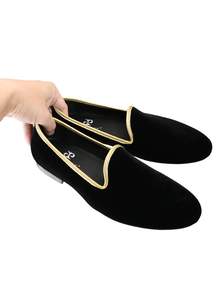 Summer new breathable leather inner men's loafers fashion party wear imported velvet one-pedal loafers men