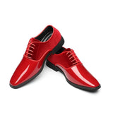 Men's formal business leather shoes - lightweight, trendy casual shoes - british style, versatile pa