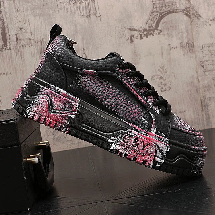 Men's Height-Increasing Platform Low-Top Skate Shoes 2026 New
