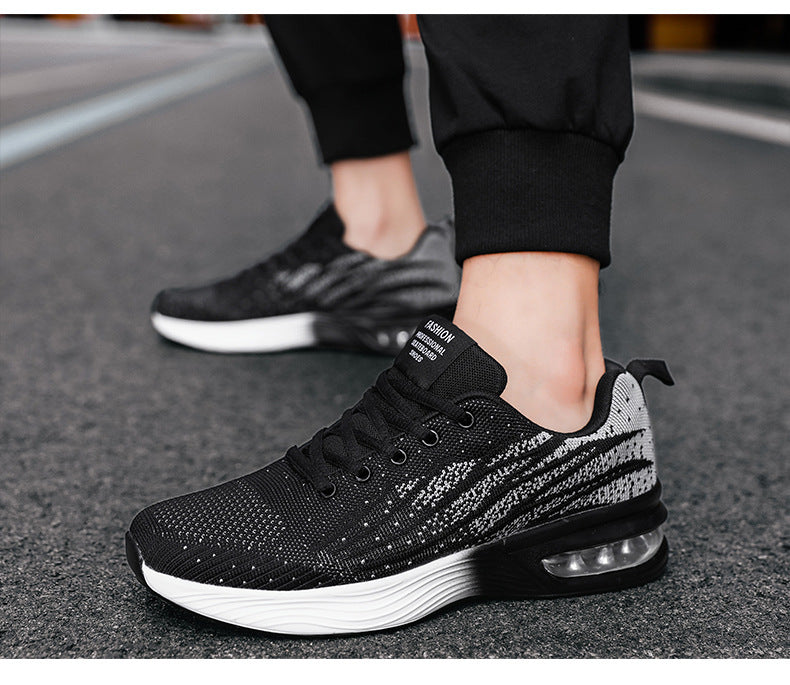 New casual fashion flyknit men's sneakers