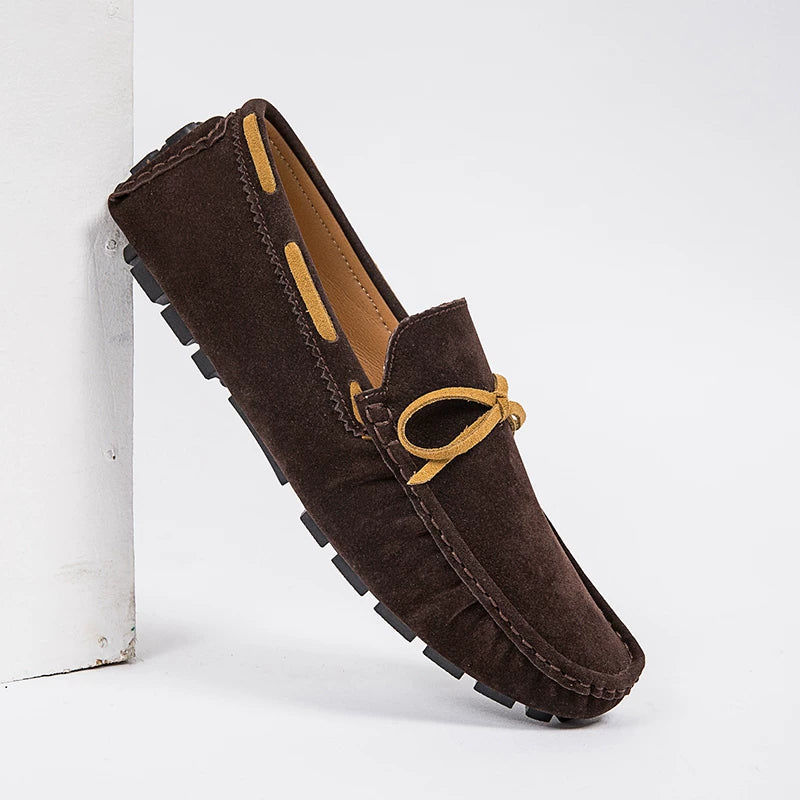 Men's Suede Loafers, Breathable