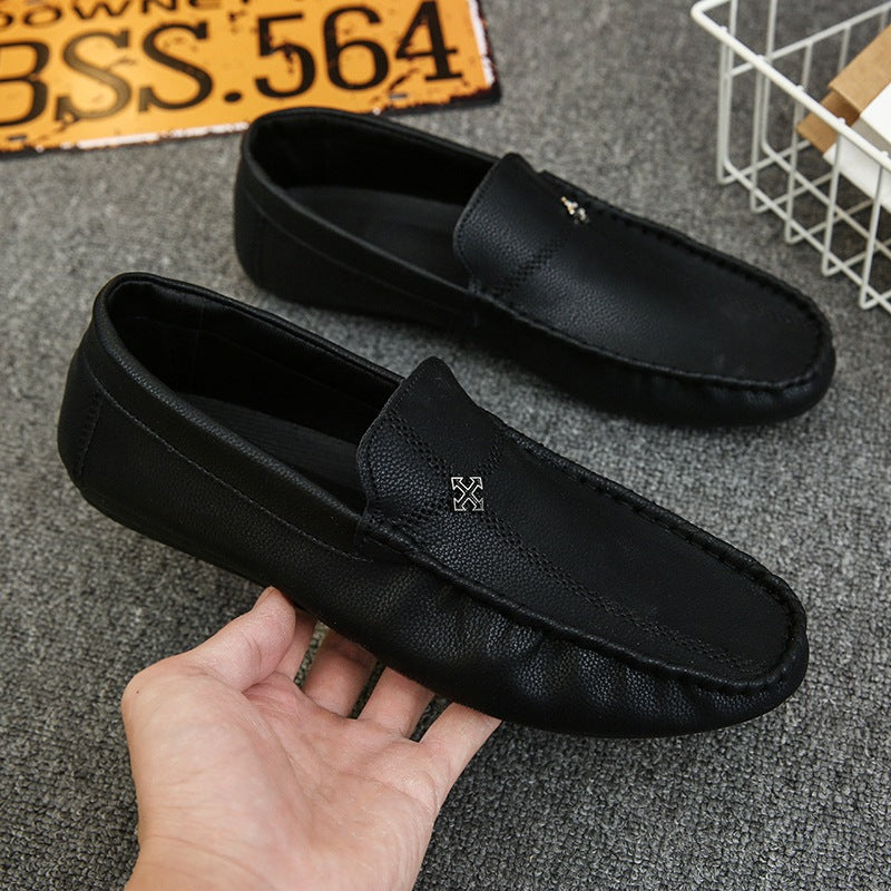 Spring men's bean shoes soft surface soft bottom youth easiest for match loafers korean style loafer 5