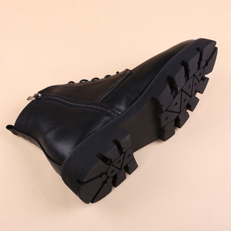 Men's Martin Boots, Height Increasing, Thick Sole