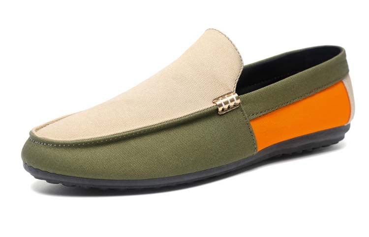 Spring/summer casual sneakers, trendy loafers, men's slip-ons, moccasins, one-step shoes, men's foot