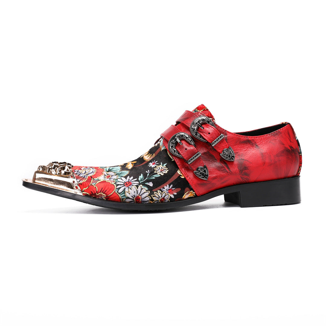 Men's Leather Formal Shoes – Retro, British Style – Style 591