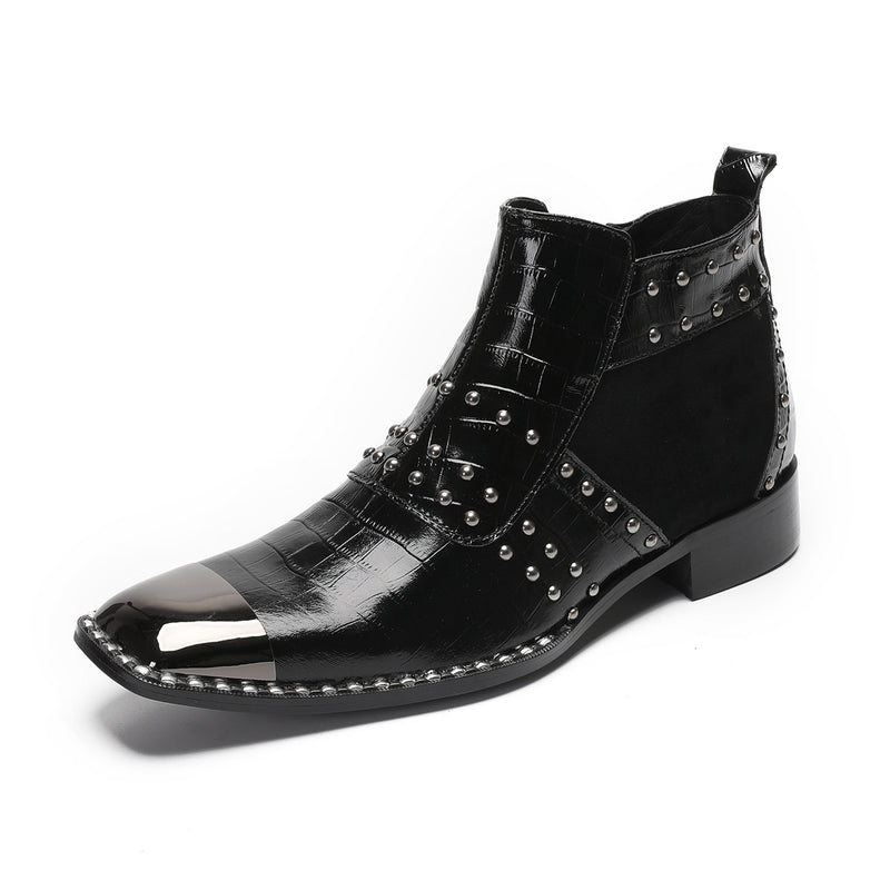 Men's Leather Martin Boots, Breathable, British Style, Style 65