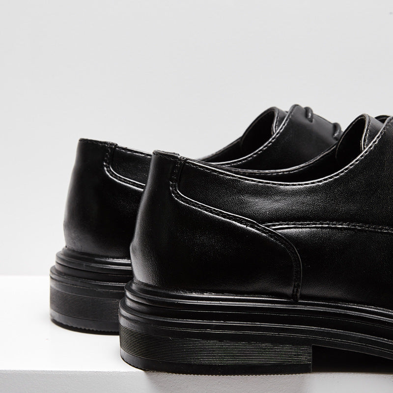 New men's pointed-toe leather shoes - korean style, trendy formal & business casual, plus size, brit