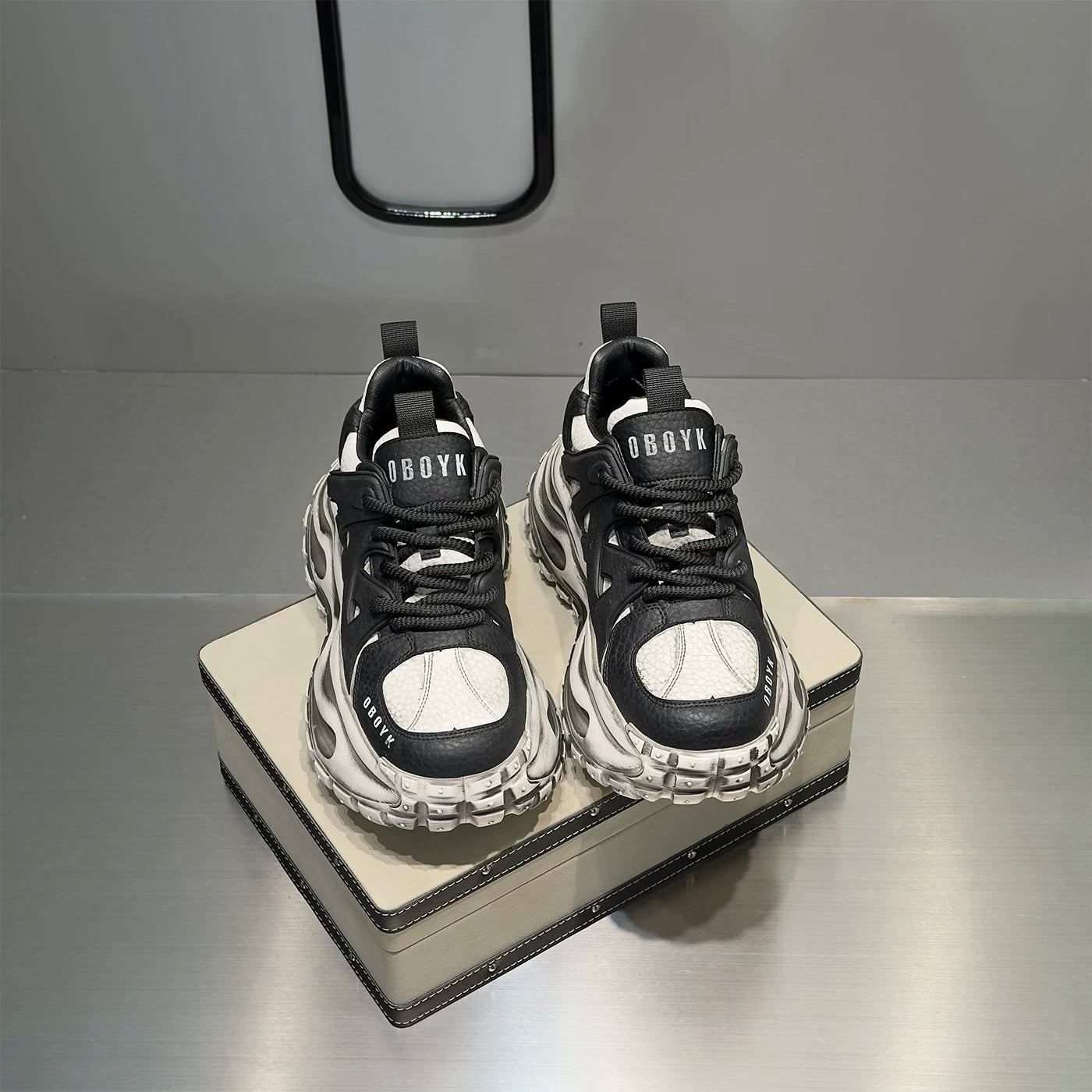 Men's Height-Increasing Platform Retro Chunky Dad Sneakers 2026 New