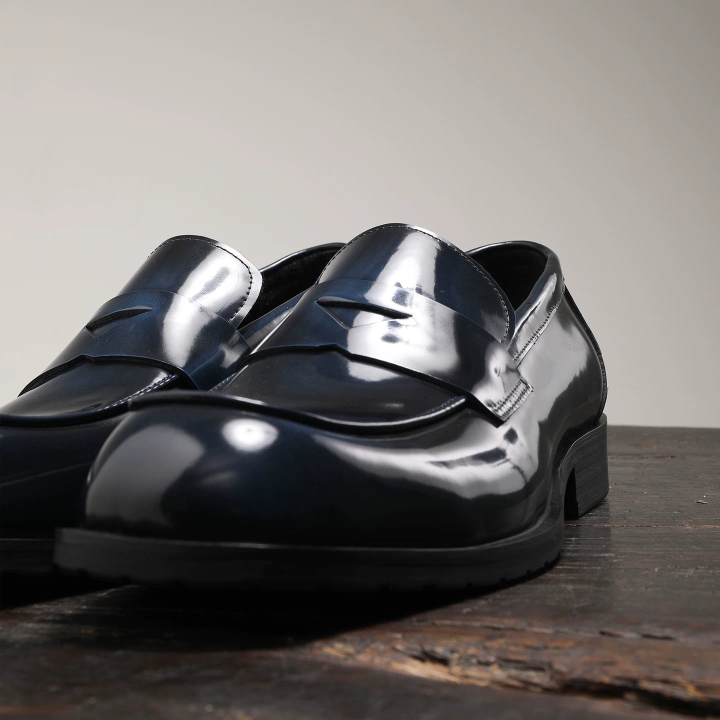 Men's Genuine Leather Loafers, Breathable, Slip-On