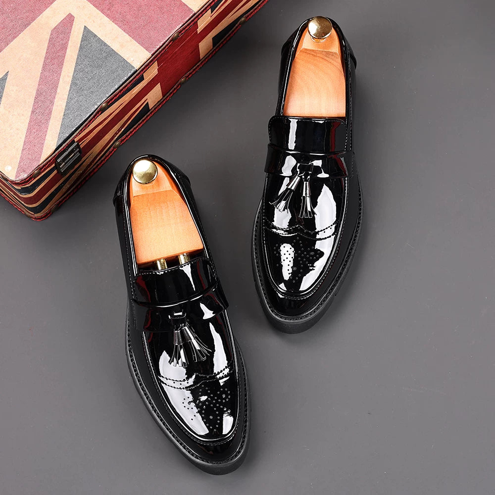 Men's Loafers, Height Increasing, Thick Sole
