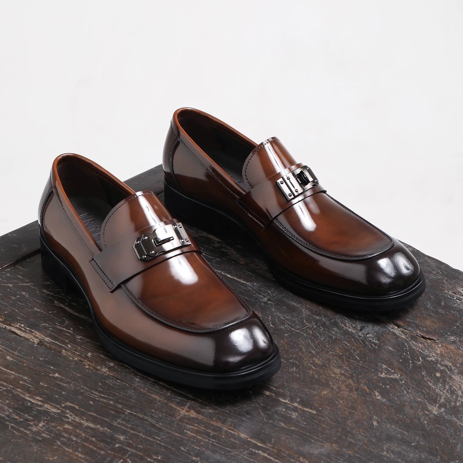 Men's Genuine Leather Loafers, Breathable, Handmade