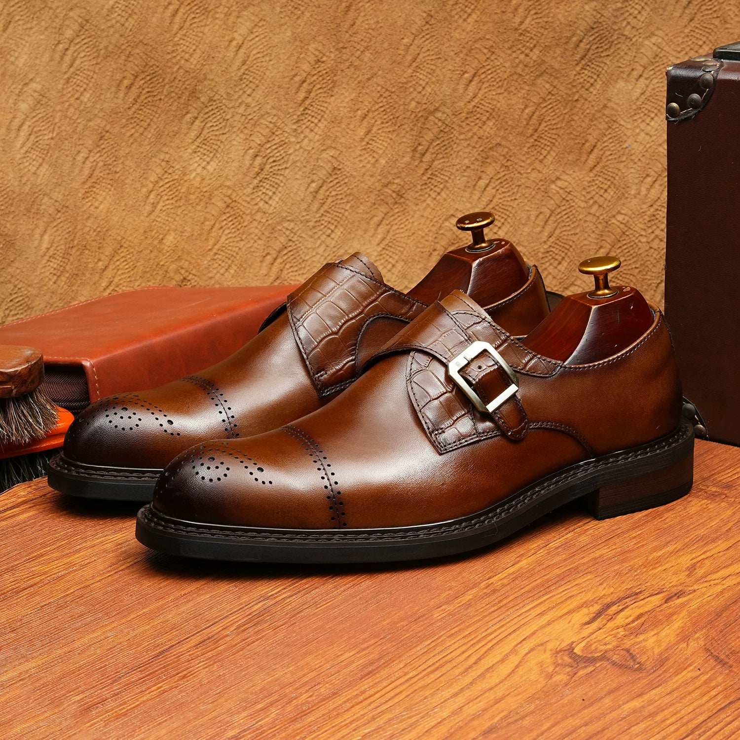 Men's Genuine Leather Leather Shoes, Business, Formal
