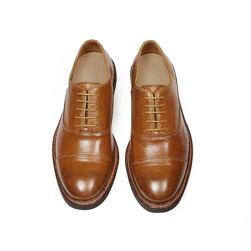 Men's Genuine Leather Leather Shoes, Handmade, Business