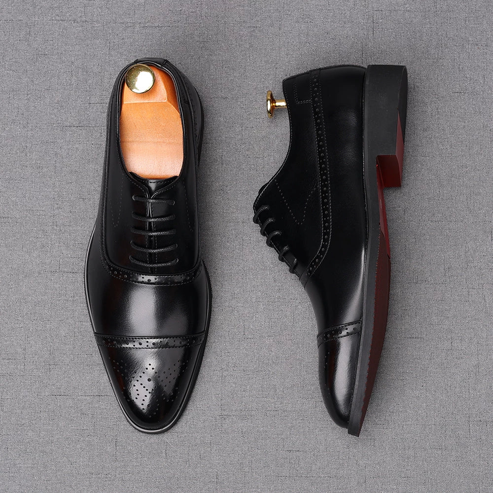 Men's Derby Shoes, Height Increasing, Pointed Toe