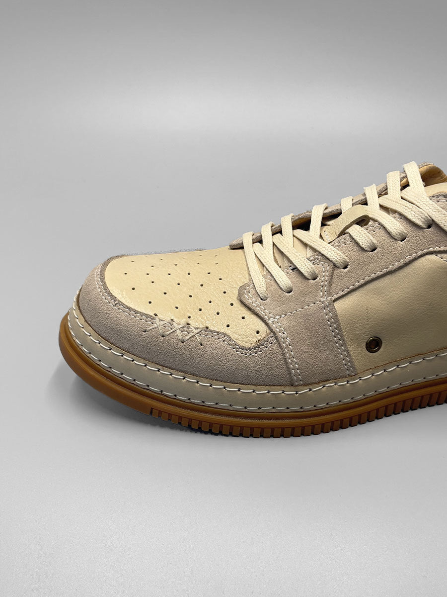 Aries guangzhou handmade shoes genuine leather first layer cowhide fashionfashiontrendyeasiest for matchmenniche style sneakers trendy shoes