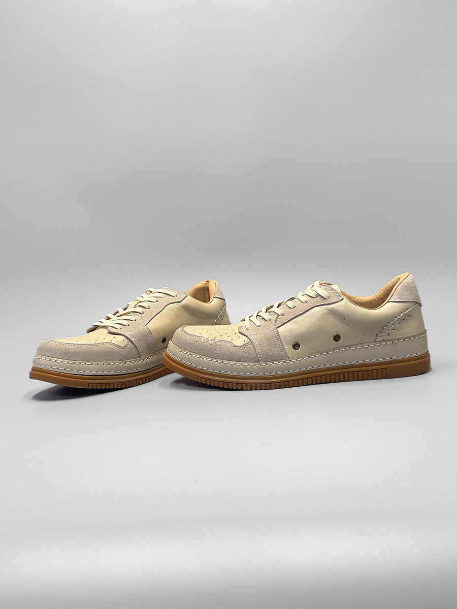 Aries guangzhou handmade shoes genuine leather first layer cowhide fashionfashiontrendyeasiest for matchmenniche style sneakers trendy shoes